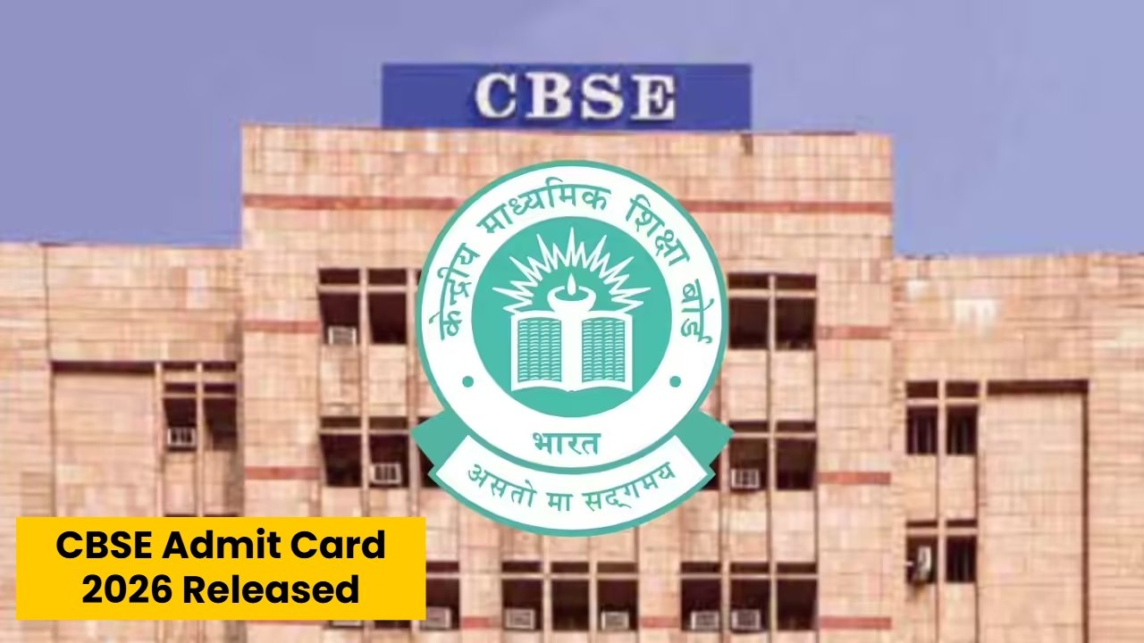 CBSE Admit Card 2026 Released: Class 10 & 12 Hall Ticket Download Link Active